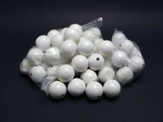 Wood Balls 25 pcs Lot Wooden White Craft Wig Hat Stand Doll 
