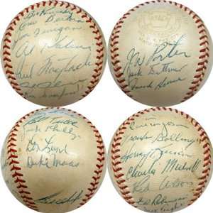  1957 Detroit Tigers Autographed / Signed William Harridge 