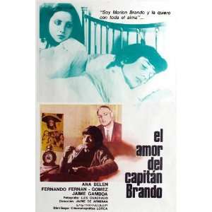  The Love of Captain Brando Poster Movie Mexican 27x40 