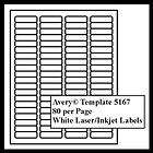 bulk case 5167 template white laser inkjet printer mailing or