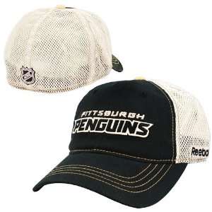   Penguins Center Ice Slouch Stretch Fit Cap