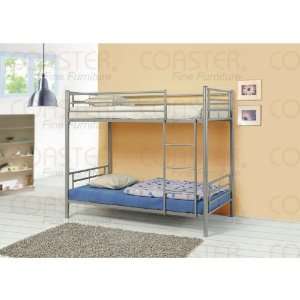  Contemporary Twin Metal Bunk Bed   Coaster Co.