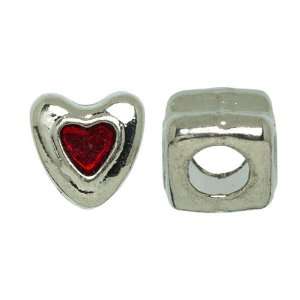  Trinkette   Red Metal Heart Arts, Crafts & Sewing