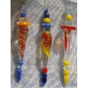  Artistic Glass Icicle Ornaments