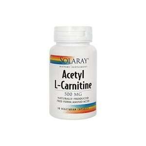  Solaray   Acetyl L Carnitine     30 vegetarian capsules 