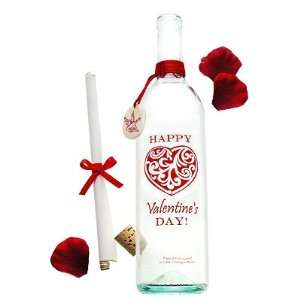    Valentines Day Gift Bottle By Message In A Bottle