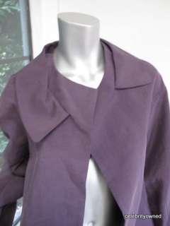 Marni Purple Long Sleeve Double Collar Jacket 38  