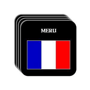  France   MERU Set of 4 Mini Mousepad Coasters 