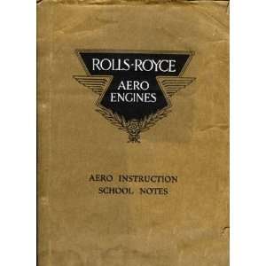  Rolls Royce Merlin Aircraft Engine School Notes Manual 