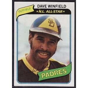  1980 Topps #230 Dave Winfield [Misc.]