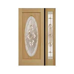  Exterior Door Marsaille Full Oval with 1 Sidelite
