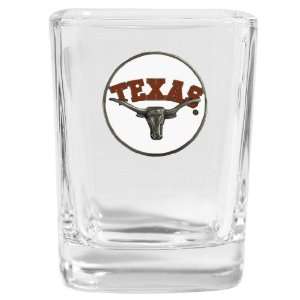  Set of 2 Texas University Longhorns Square Shot Glass 