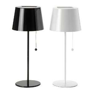  Ikea Solvinden Solar Powered Table Lamp, Black/White 