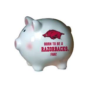  Memory Company Arkansas Razorbacks Born to Be Piggy Bank 
