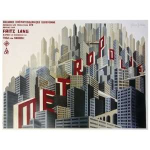  Metropolis   Movie Poster (The City)