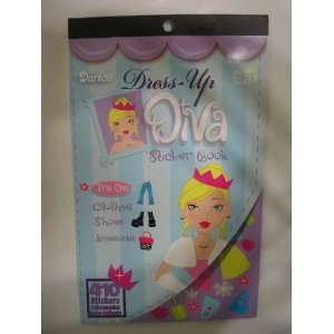    Darice Dress up Diva Sticker Book ~ 410 Stickers Toys & Games