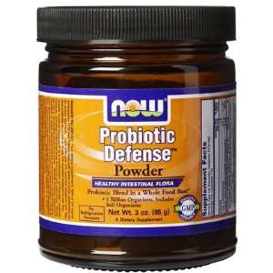  NOW Foods Probiotic Defense Powder, 3 oz (Pack of 2 