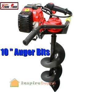   Bits 2.3HP One Man Gas Plant Ice Post Hole Digger Hole Dig  