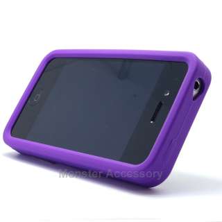   your Apple iPhone 4 with Purple Piano Keys Silicone Cover Case