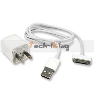 USB Power Wall Charger+data cable iTouch iPhone iPod  