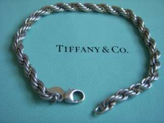 Tiffany & Co. 18K Gold & Sterling Silver Rope Bracelet  