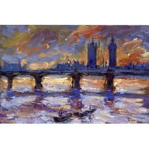   Oil Reproduction   Maximilien Luce   32 x 22 inches  