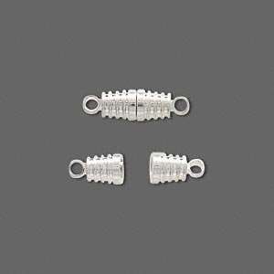  #70544 Magnetic Clasp, lead safe silver plated, 11x5mm   1 
