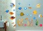   beautiful WALL decal DECOR STICKER sea fish world Baby kids cute