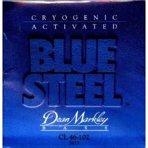 Dean Markley Electric Bass Blue Steel Roundwound Custom Light, .046 