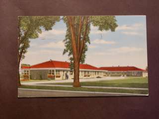 Lannon Stone Motel Janesville WI c1955 Vintage Postcard  