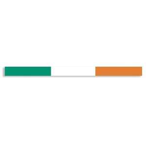  Ireland Flag Colors Bumper STRIPE Sticker 