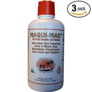 Maqui Max   Organic Maqui Juice Blend from CAOH® (3   32 oz Bottles)