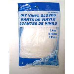  Mapei Vinyl Utility Gloves 5 Pair 04384
