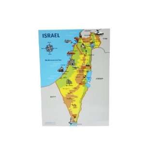  English Magnet Map of Israel 