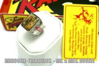 Lone Ranger & Tonto Limited Ed.Secret Compartment Ring  