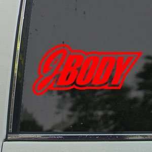  Jbody Red Decal Car Truck Bumper Window Vinyl Red Sticker 