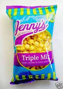 Jennys TRIPLE MIX Butter/Caramel/Cheese Popcorn (case)  
