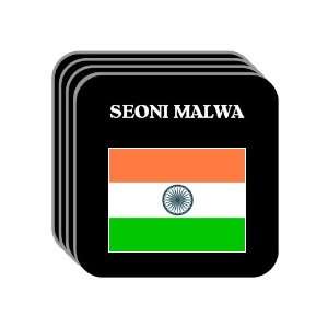  India   SEONI MALWA Set of 4 Mini Mousepad Coasters 