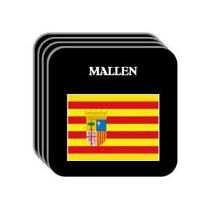  Aragon   MALLEN Set of 4 Mini Mousepad Coasters 