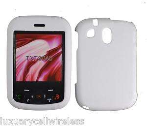 White Hard Cover Case For Pantech Jest TXT8040  