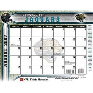  Jacksonville Jaguars 2007 08 22 x 17 Academic Desk 