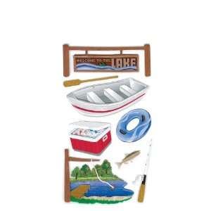  Jolees Boutique Lake Activities Dimensional Stickers 