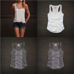   Hollister by Abercrombie Women North Jetty Tank Cami Top Tee T Shirt