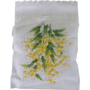  Mimosa hand embroidered hemstitched French refillable 