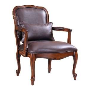 Madison Park Leather Monroe Chair
