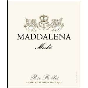  2006 Maddalena Vineyard Paso Robles Merlot 750ml Grocery 