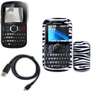  iNcido Brand Motorola Clutch2 i475 Combo Black/White Zebra 