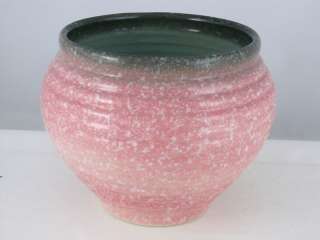 Hull Pottery Jardiniere Royal Line, Pink/Green #75 6  