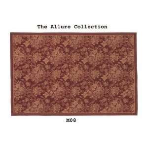  MER Allure M08 Persimmon Damask 3 6 X 5 6 Area Rug 