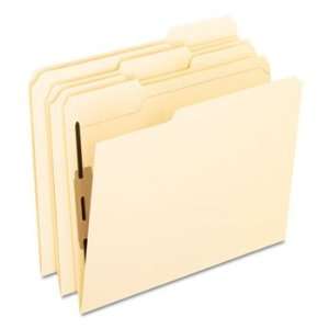  Folders with One Bonded Fastener, 1/3 Cut Top Tab, Letter 